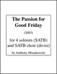 The Passion for Good Friday SATB Vocal Score cover